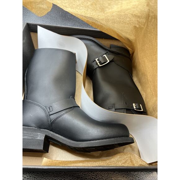Frye Engineer 12R 77400 Womens Leather Casual Dress Boots | Black | 8M - Picture 6 of 7